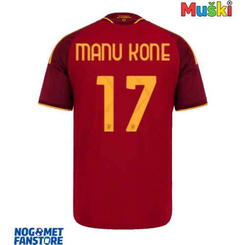 AS Roma Manu Kone #17 Domaci Dres 2026-27 Kratak Rukav